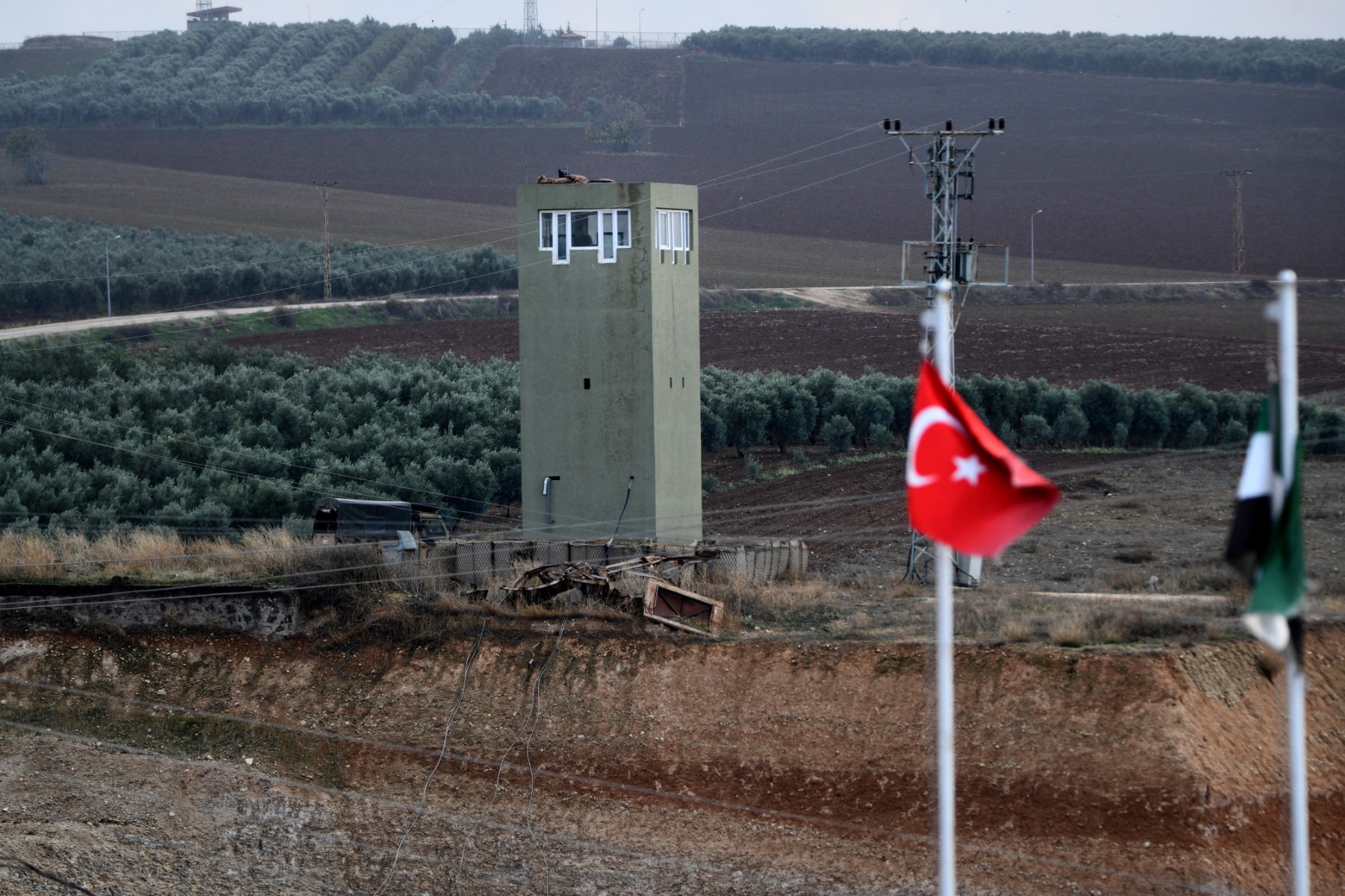 Pro-Turkey Syrian groups reduce presence in Kurdish area: official