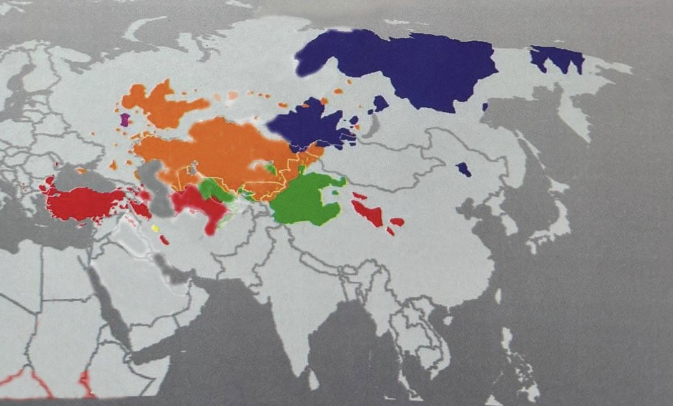 Defense ministry recalls military textbook showing Turkic language map excluding Kurdish regions