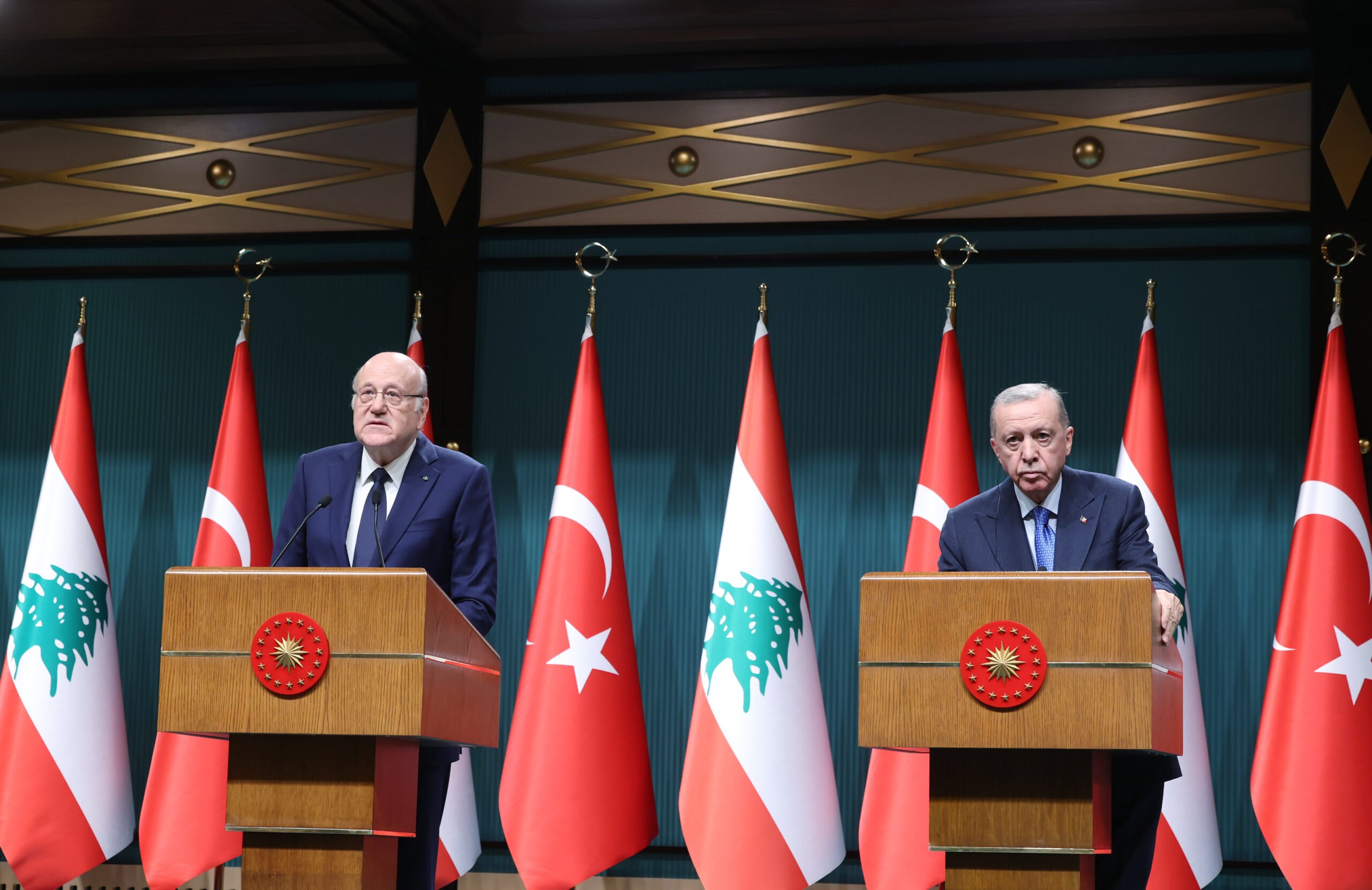 Erdoğan says Turkey, Lebanon agree to act together on Syria