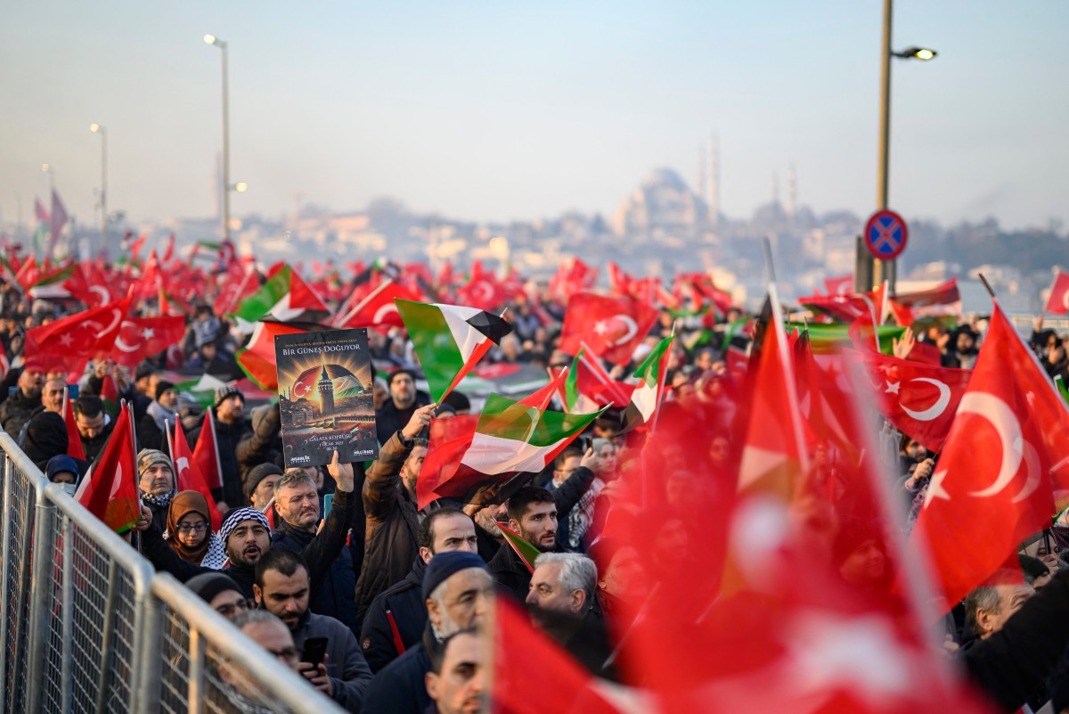 Critics label pro-Erdoğan groups’ Gaza rally a PR stunt due to Turkey’s ongoing trade with Israel