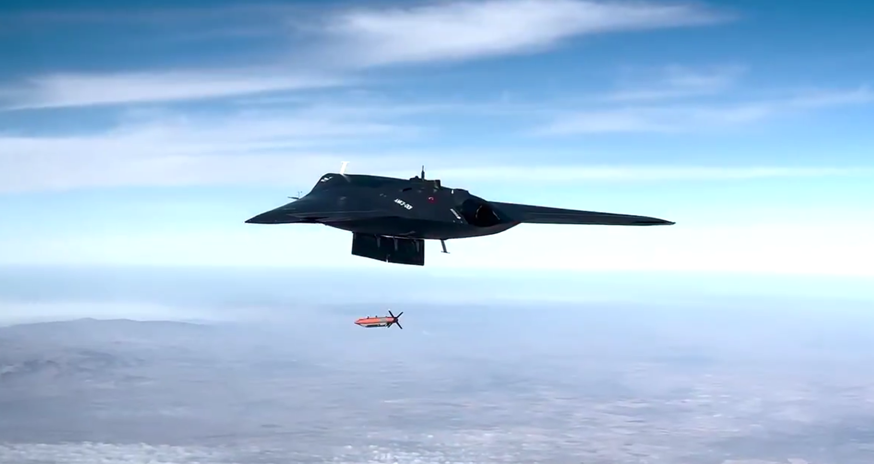 Turkish Anka III stealth drone successfully launches guided munition from internal weapons bay