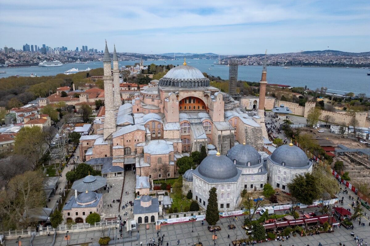 Turkey launches major restoration of Hagia Sophia dome: minister