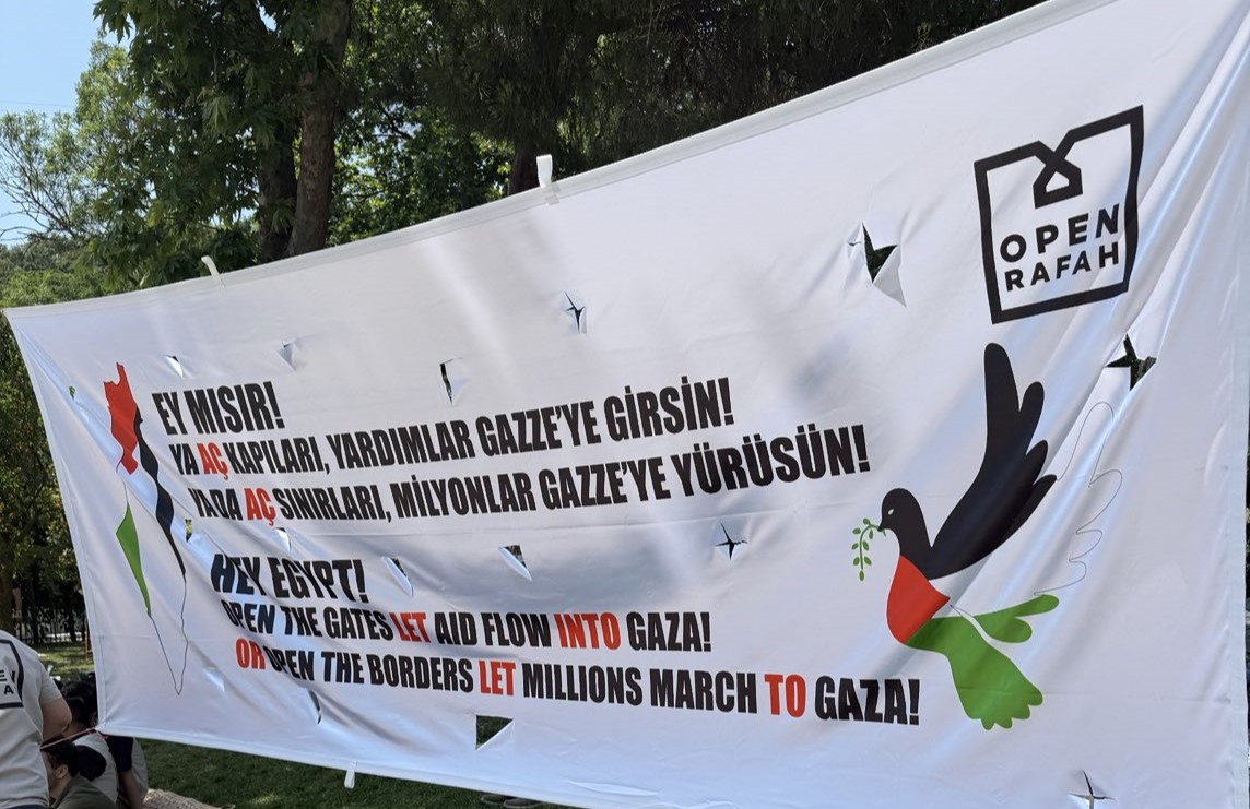 Turkish activists among hundreds blocked in Egypt and Libya during Gaza solidarity march