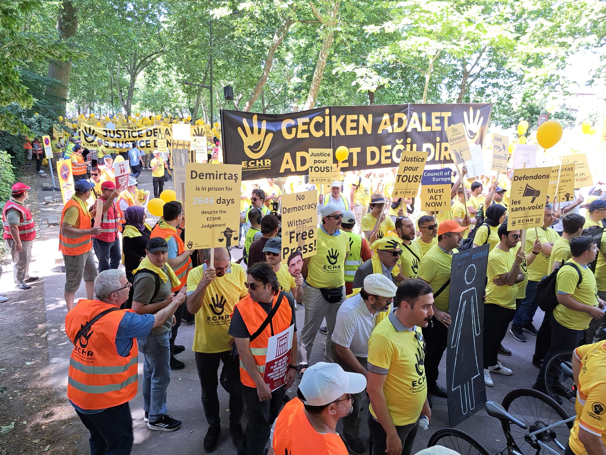 Strasbourg rally to press Europe over Turkey’s refusal to enforce ECtHR rulings