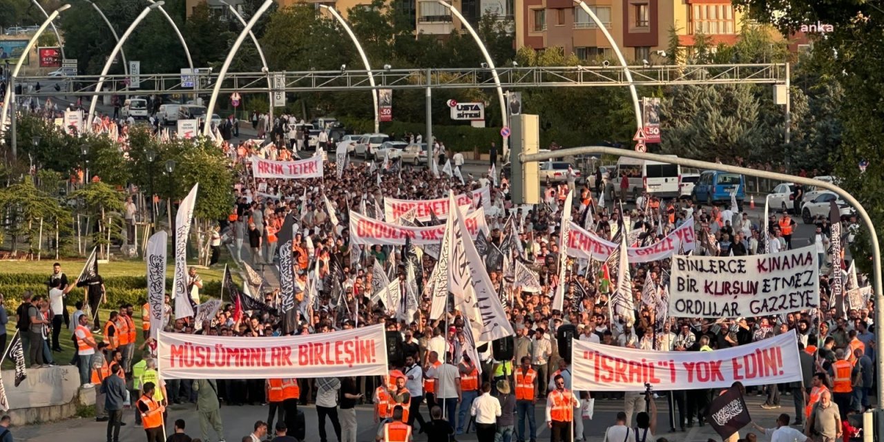 Ankara protesters demand stronger Turkish action against Israel