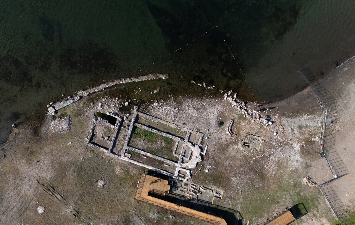 Basilica emerges from Turkish lake, offering clues to early Church life