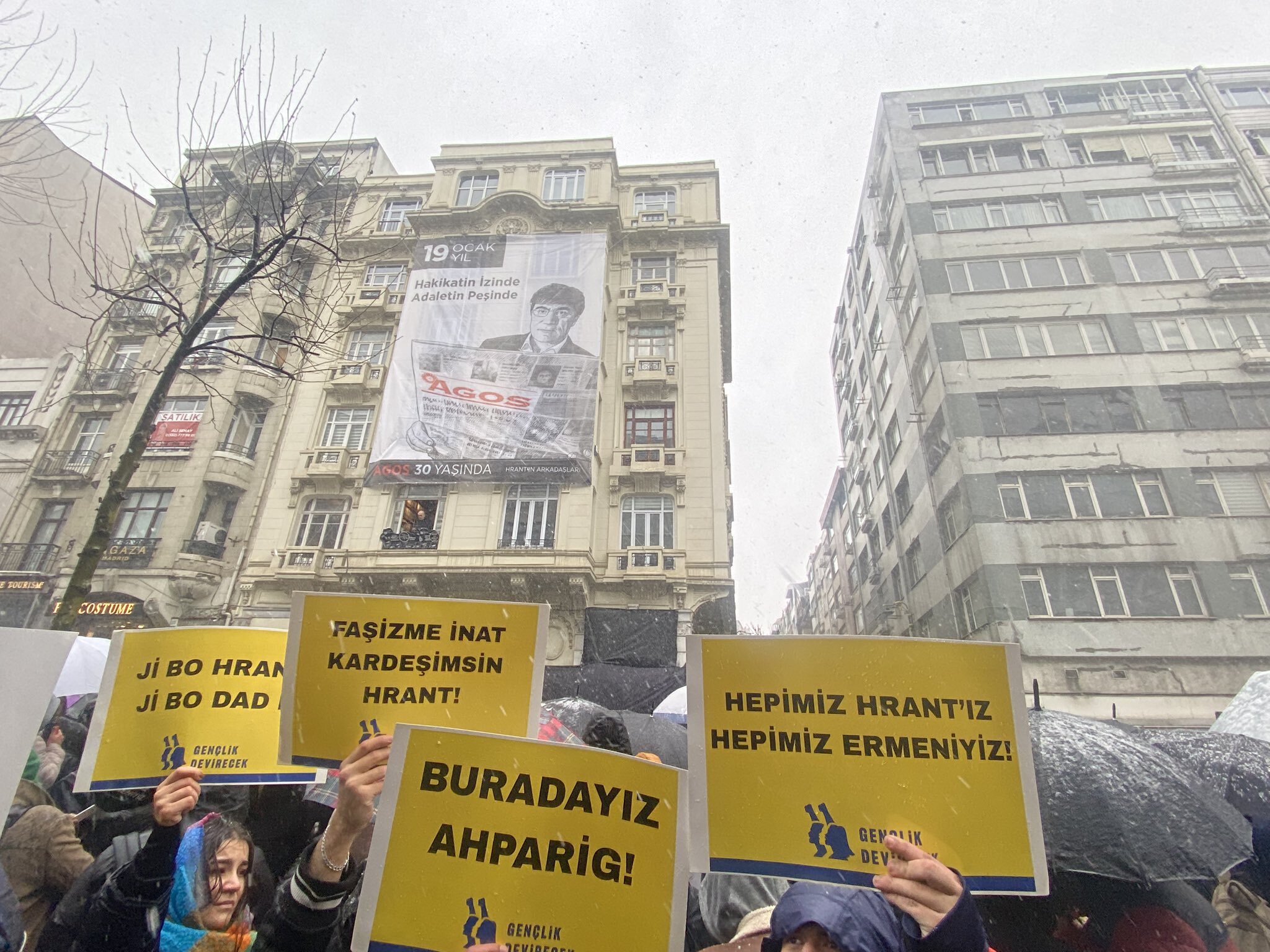 Hrant Dink commemorated in İstanbul 19 years after his murder