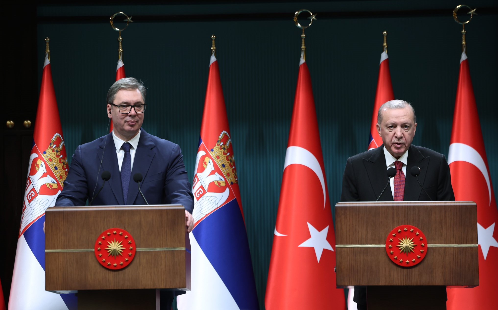 Erdoğan hosts Vučić in Ankara, pledges closer Turkey-Serbia ties