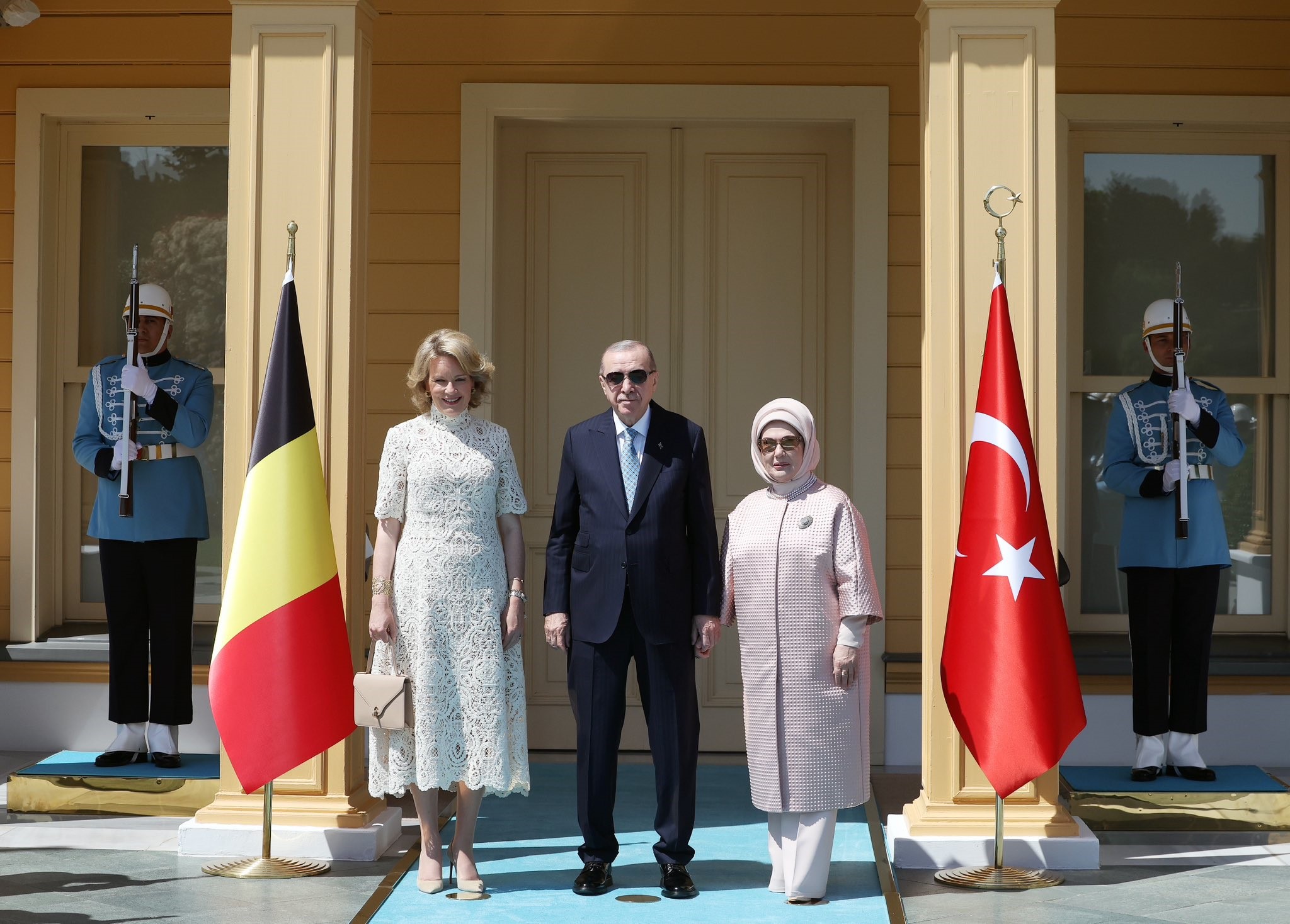 Erdoğan tells Belgian queen Turkey belongs in Europe’s defense plans