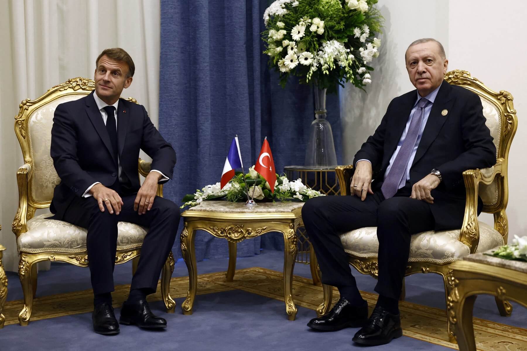 Erdoğan, Macron negotiating major air defense deal before NATO summit: report